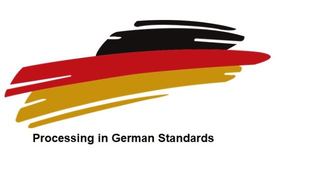 Procesamiento en normas alemanas pequeñas